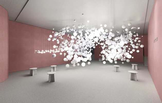 呼吸之光泡泡燈光之息藝術裝置