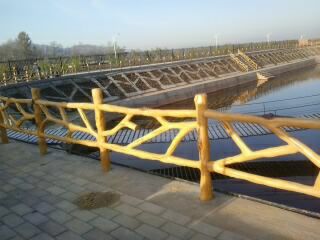 朔州水泥仿木欄桿廠家直銷 仿木護欄售后保證