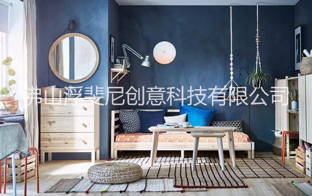 絲綢絨 絲綢絨 水性絲綢絨藝術(shù)涂料施工
