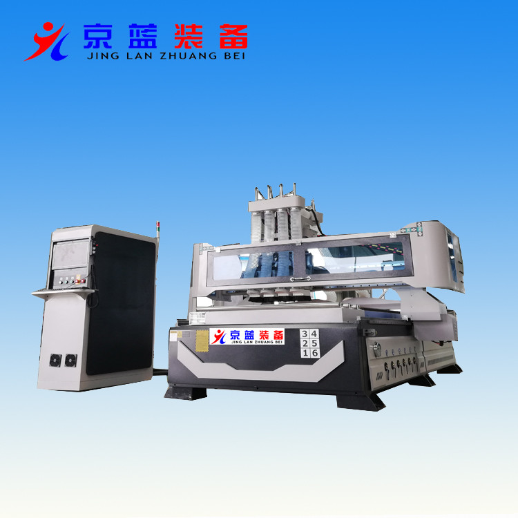 板式家具數(shù)控下料機設(shè)備 木工多工序開料打孔 櫥柜門板雕花打孔下料 木工雕刻機 四工序開料機