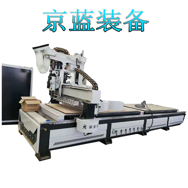 供應(yīng)數(shù)控木工開料機(jī) 雕刻機(jī)雙工位12把刀直排加工中心 板式家具下料拉槽打孔造型 全屋定制門板雕刻