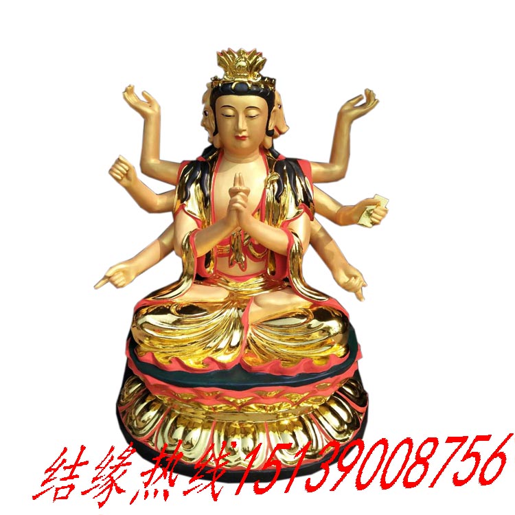 神像佛像 貼金彩繪 斗姥元君 三神像佛像 貼金彩繪 斗姥元君 三霄娘娘斗姆元君 十二老母廠家直銷