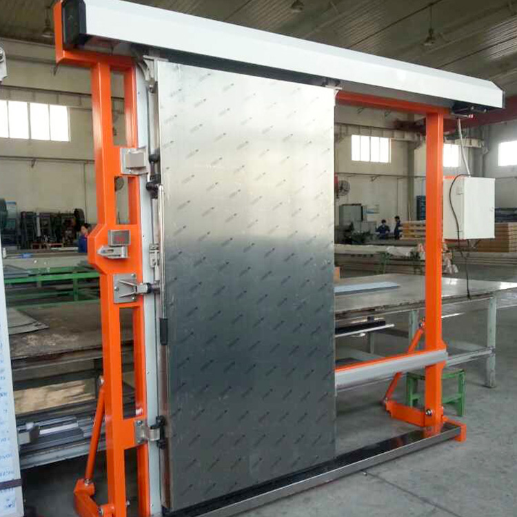 304#不銹鋼天津紅旗定制電動(dòng)冷庫(kù)平移門廠家JH同步帶式電動(dòng)冷庫(kù)門