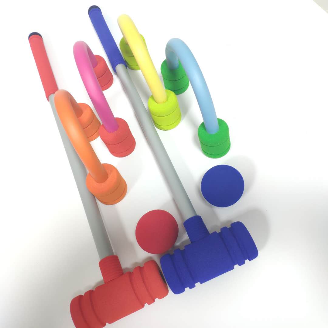 兒童彈性軟式門球 幼教訓(xùn)練套裝 親子戶外游戲兒童運(yùn)動益智玩具