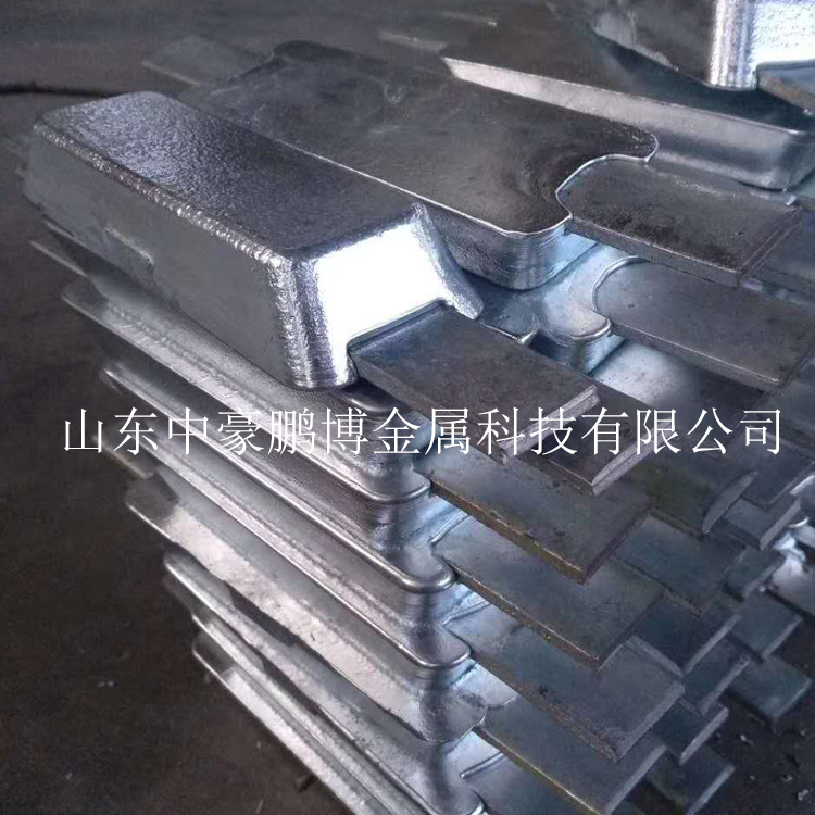山東專業(yè)生產(chǎn) 防腐鋅塊  鋅合金犧牲陽極塊 規(guī)格齊全