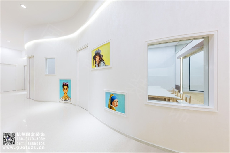 杭州國際早教中心裝修設(shè)計(jì)效果圖案例-國富裝飾