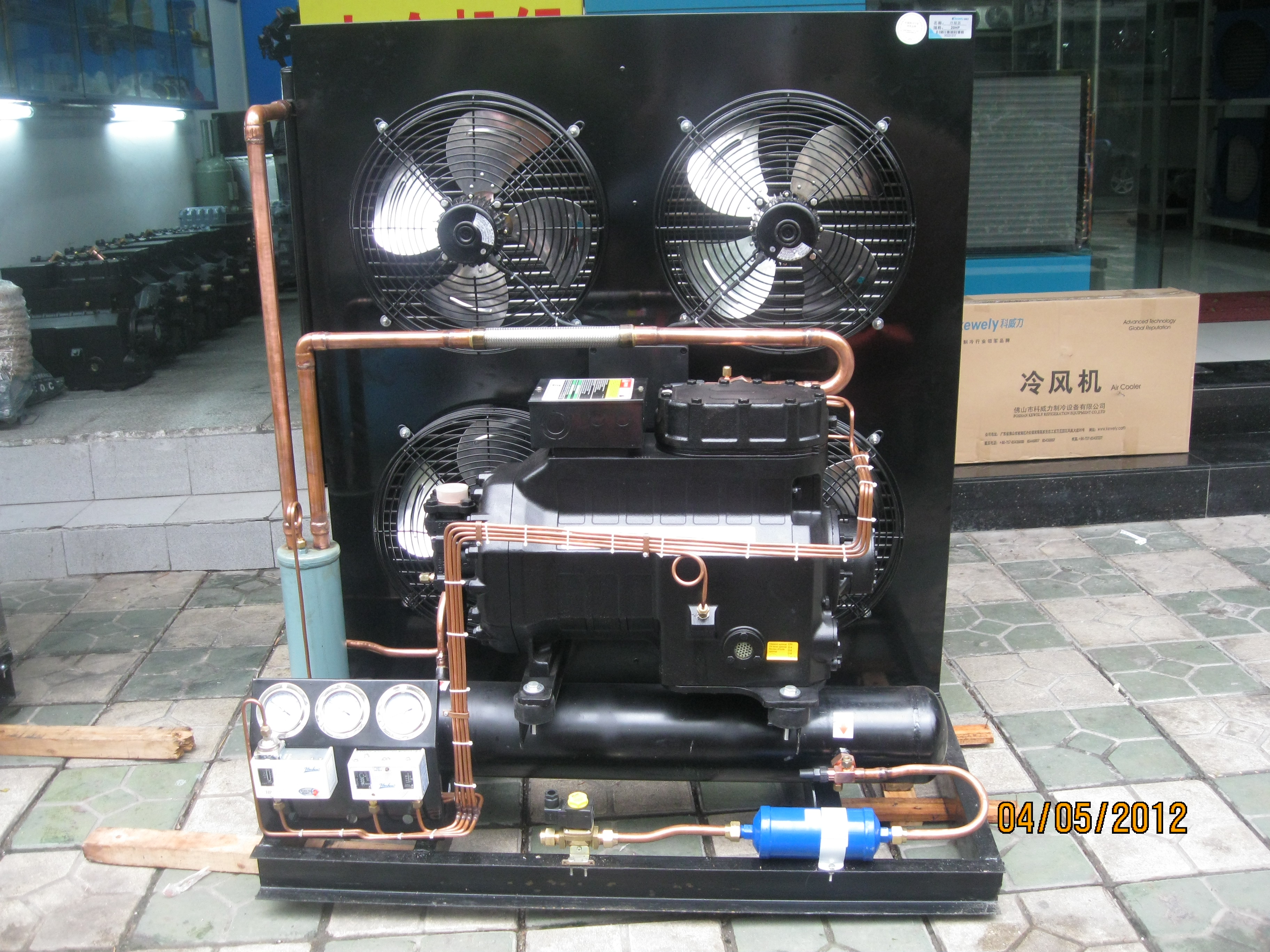 供應(yīng)冷庫(kù)機(jī)組冷庫(kù)設(shè)備風(fēng)冷式壓縮機(jī)組