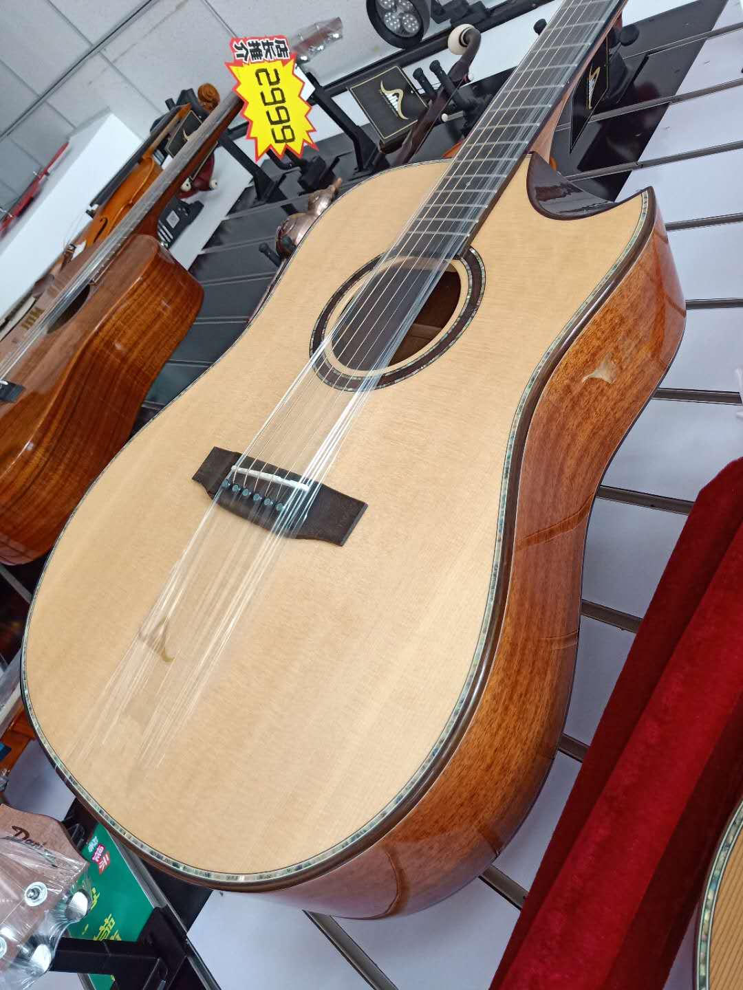 音樂之聲琴行41寸全單吉他-吉他培訓(xùn)