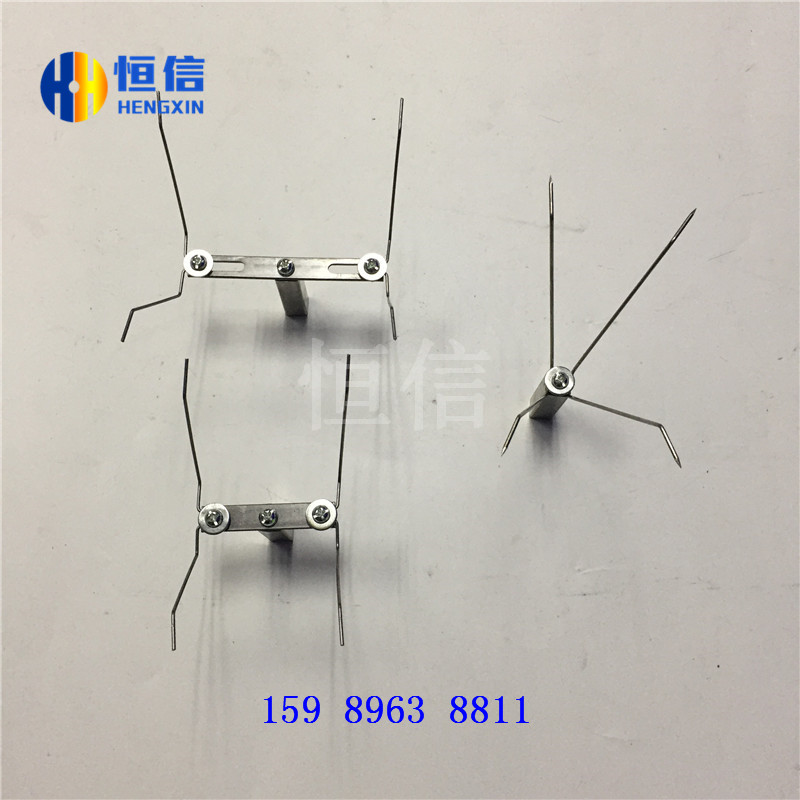 掛著噴治具CY145 方管旋轉(zhuǎn)支架 uv漆手噴工裝治具 紐扣掛具彈片定制