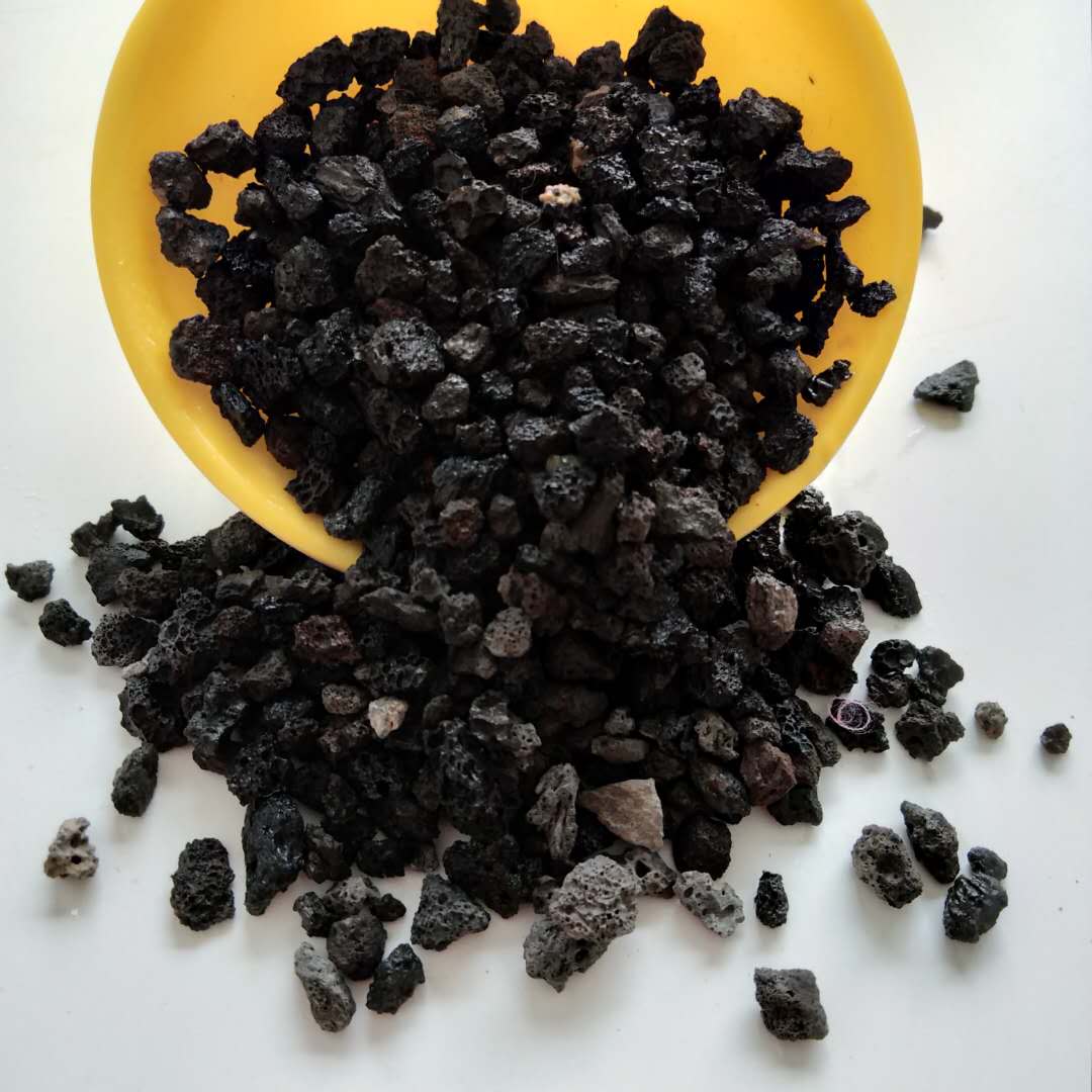 廠家直銷火山石顆粒 污水處理 魚缸裝飾用高吸附性火山石顆粒