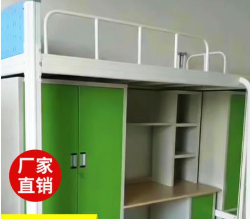 撫州學生上下床 連體雙層鐵架床 員工宿舍上下床