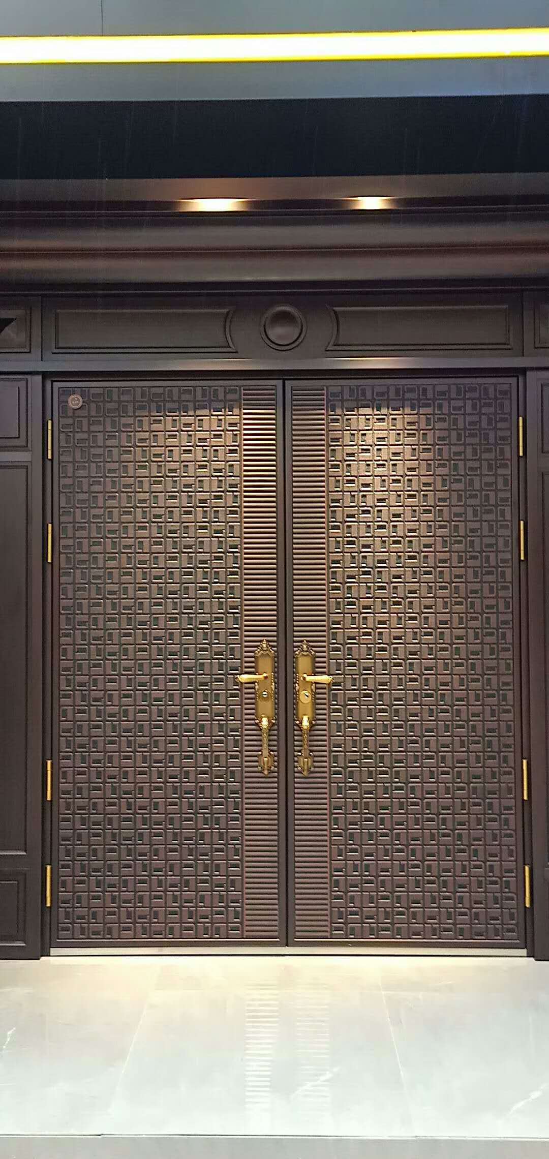 農(nóng)村別墅大門 整套自建別墅門 歐式鋁藝別墅大門