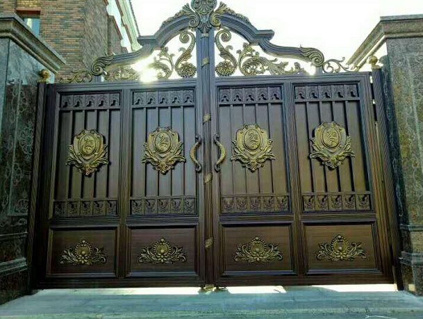 定制別墅庭院鋁藝大門   別墅大門  鋁藝大門   庭院大門  歐式庭院大門