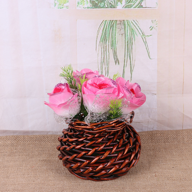 山東柳編花瓶的應用場景