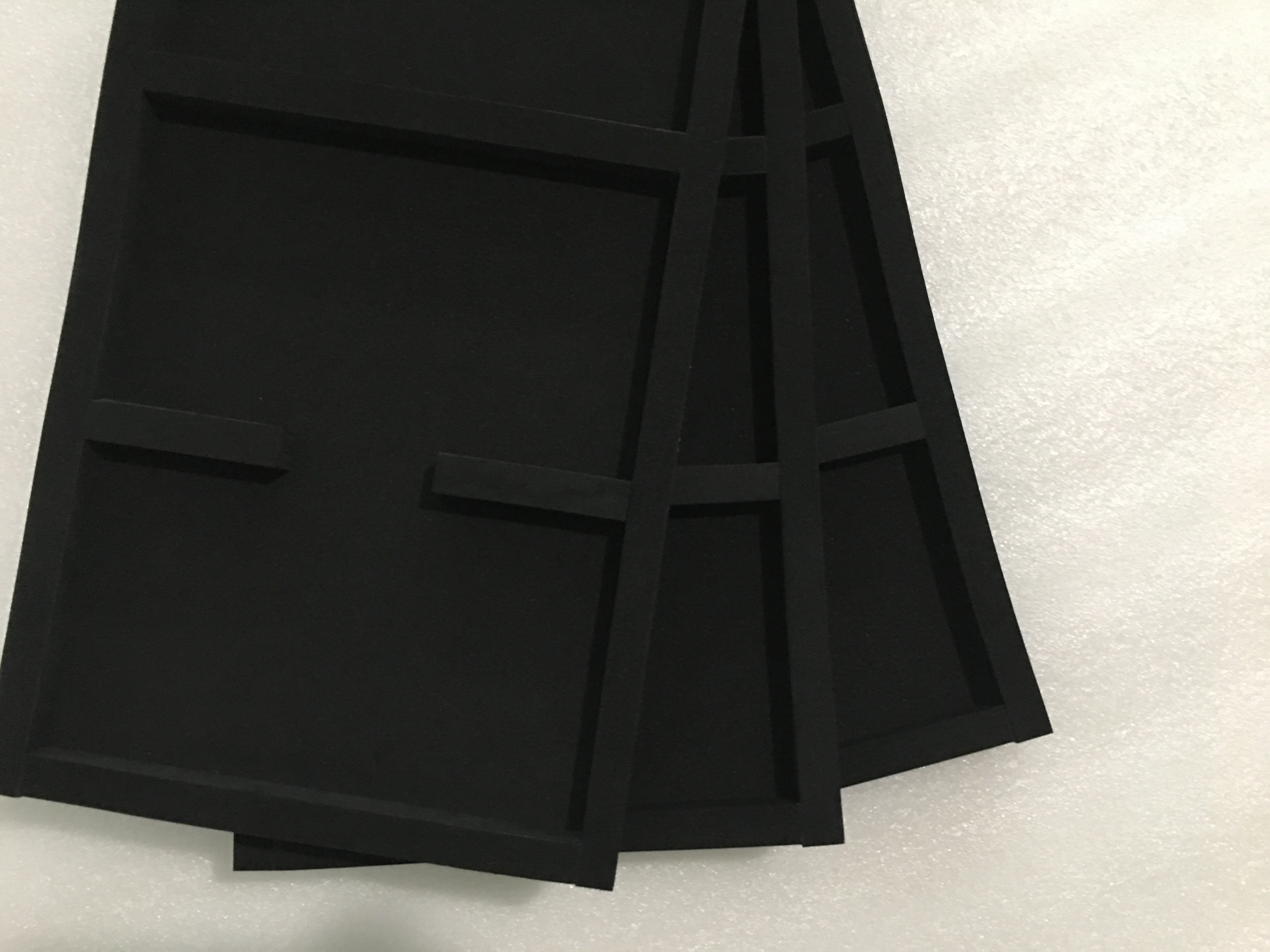 9009防靜電中空板EVA托盤_深圳防靜電中空板EVA托盤_防靜電中空板EVA托盤廠家_黑色EVA內(nèi)襯防震包裝盒