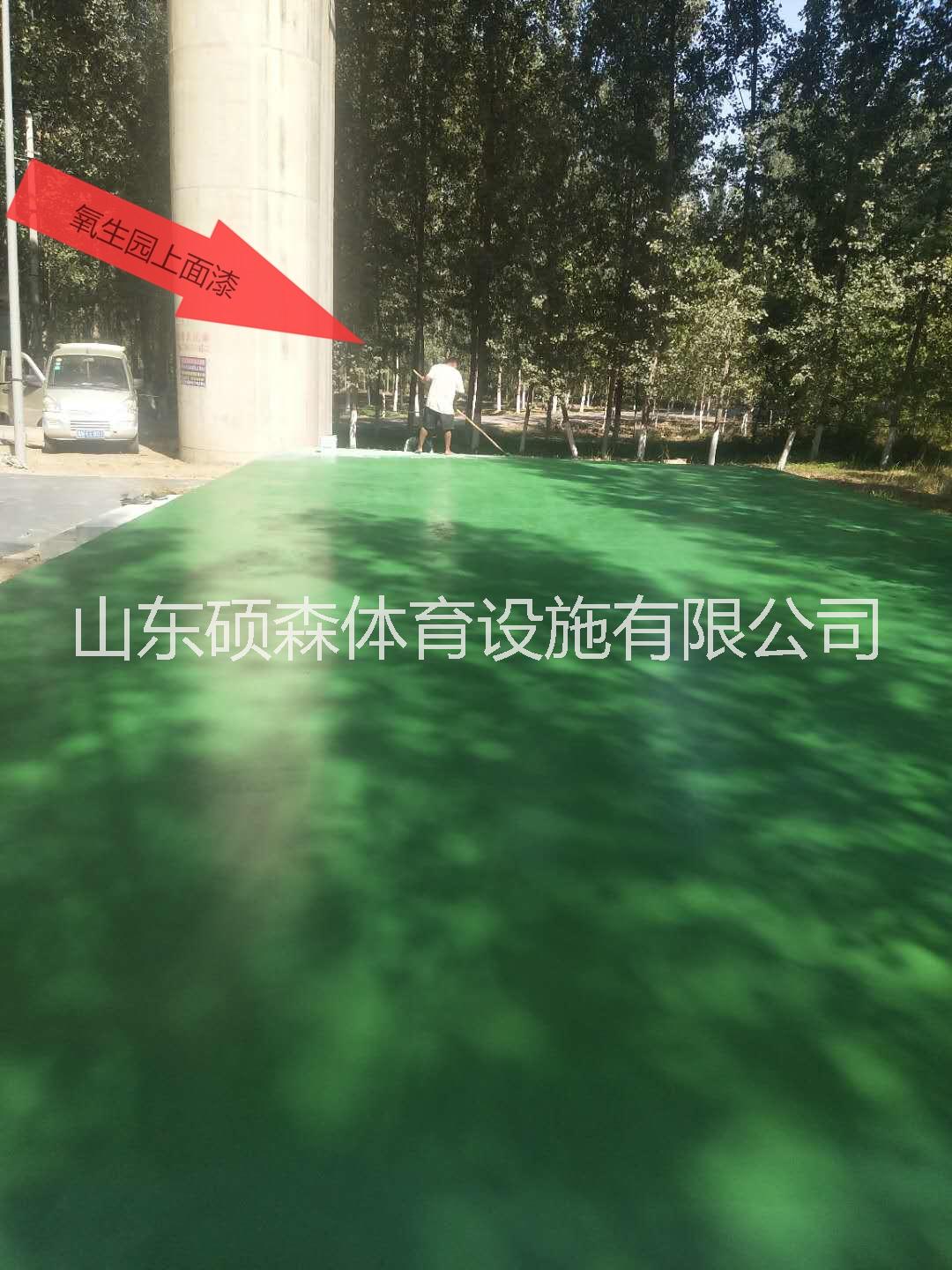 河北東光縣足球場草坪鋪設(shè)