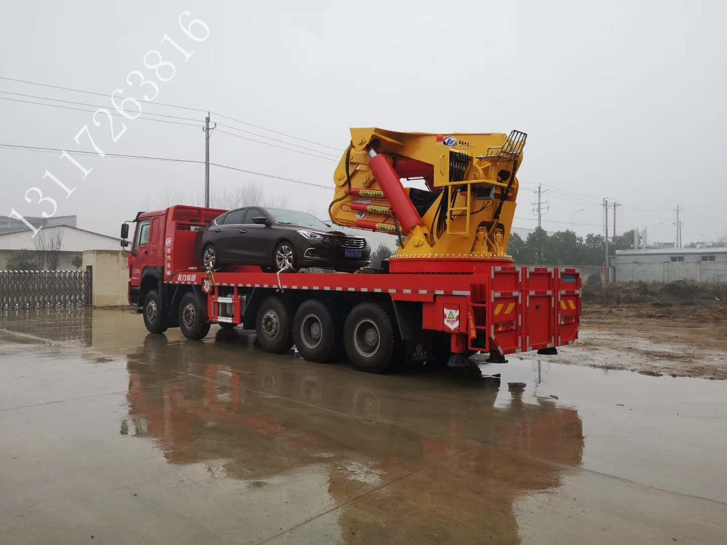 湖北程力60噸中折折臂吊廠家直銷 湖北程力60噸中折折臂吊起重機(jī)