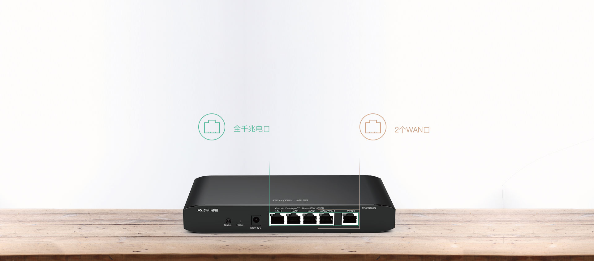 銳捷睿易R(shí)G-EG105G 易網(wǎng)絡(luò)路由 路由器
