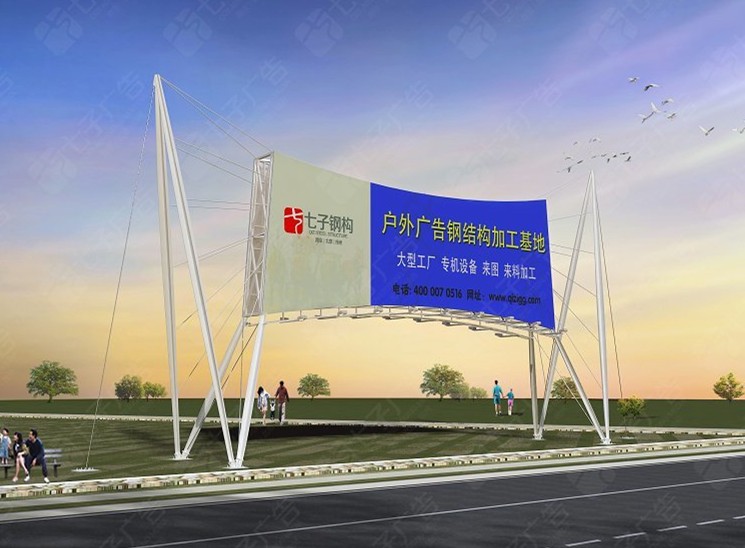 供應(yīng)鋼結(jié)構(gòu)螺栓球廣告牌