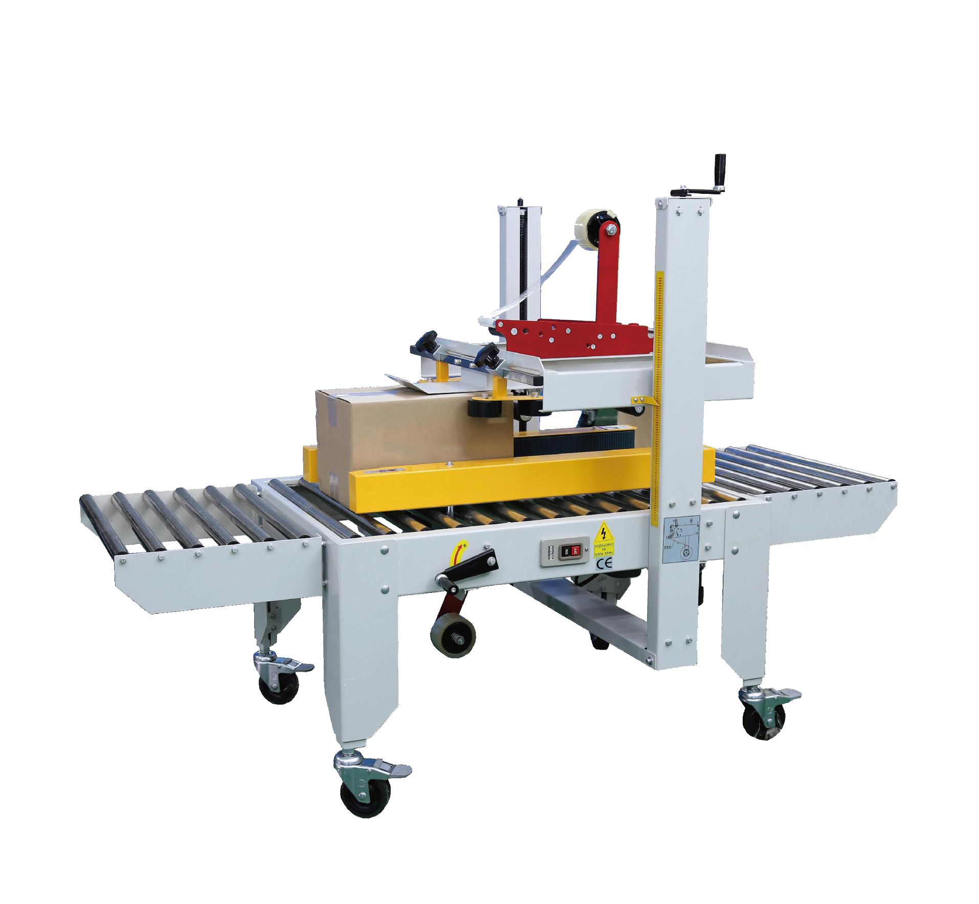 PSFXJG-10X電商小型角邊封箱機(jī)郵政小紙箱自動(dòng)工字型封箱機(jī)