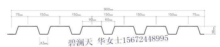 供應(yīng)碧瀾天彩鋼板YX38-150-900，產(chǎn)品型號齊全，歡迎來電咨詢！華女士15672448995