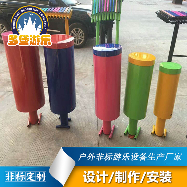戶外非標(biāo)兒童音樂器械不銹鋼桑巴鼓音樂教學(xué)游樂設(shè)備訂制廠家