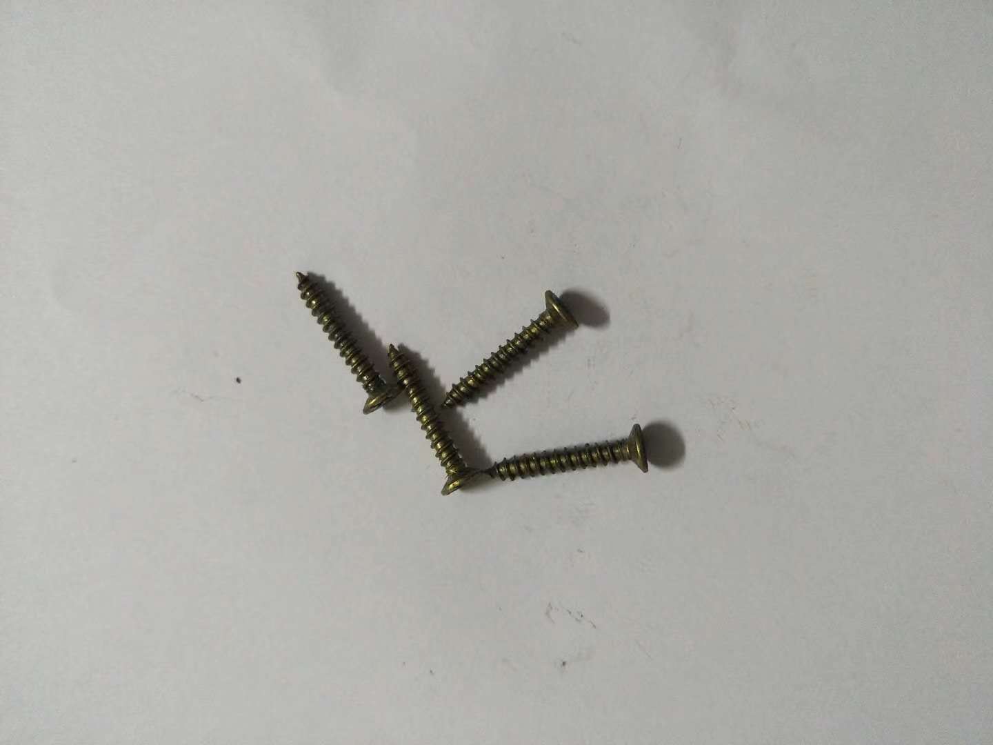 自攻黃銅防古木螺絲  自攻黃銅螺釘十字沉頭黃銅防古木螺絲家具純銅螺絲M3M8