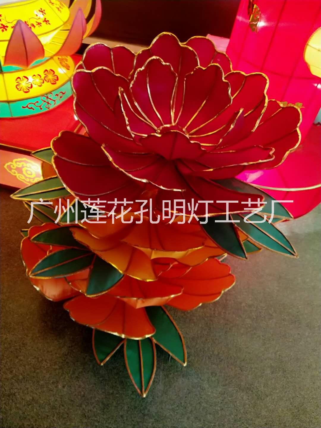 供應(yīng)大型手工蓮花燈制作 大型節(jié)日商場蓮花工藝燈制作