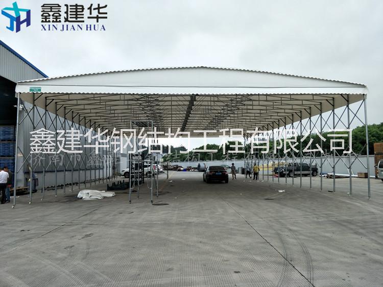 東莞市陽江區(qū)供應大型活動倉庫棚 廠房過道自動式伸縮雨篷電動推拉雨棚  陽光蓬 雨篷