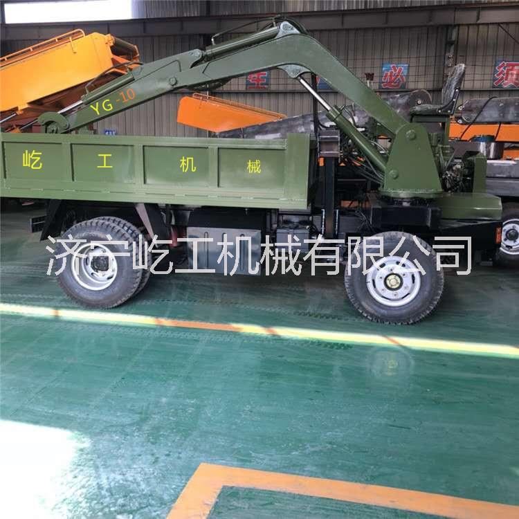 專業(yè)生產(chǎn)農(nóng)用隨車挖多功能四不像隨車挖自卸四不像輪式隨車挖