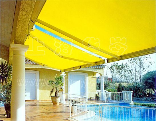 全盒式遮陽篷H001LED鋁合金