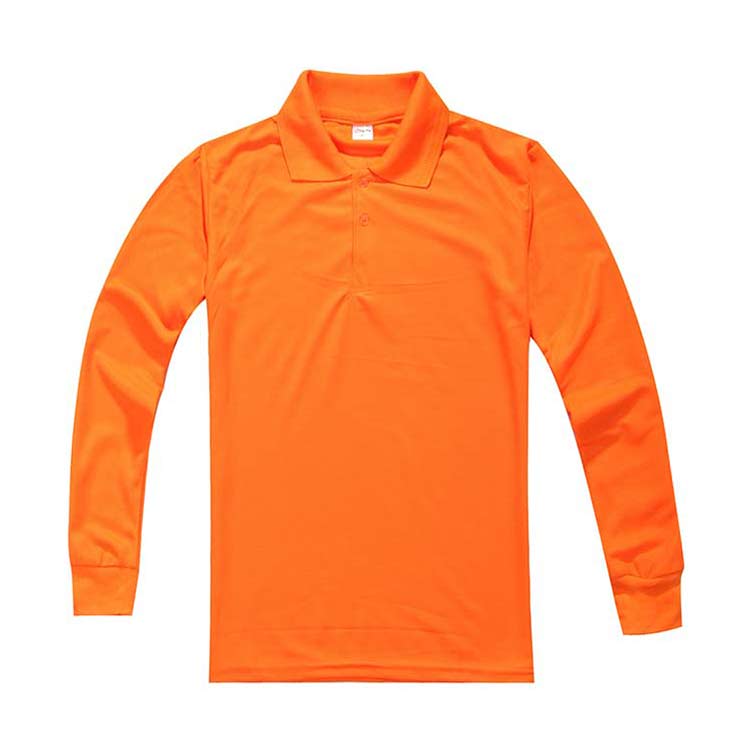 POLO衫翻領(lǐng)粗珠地長袖POLO衫