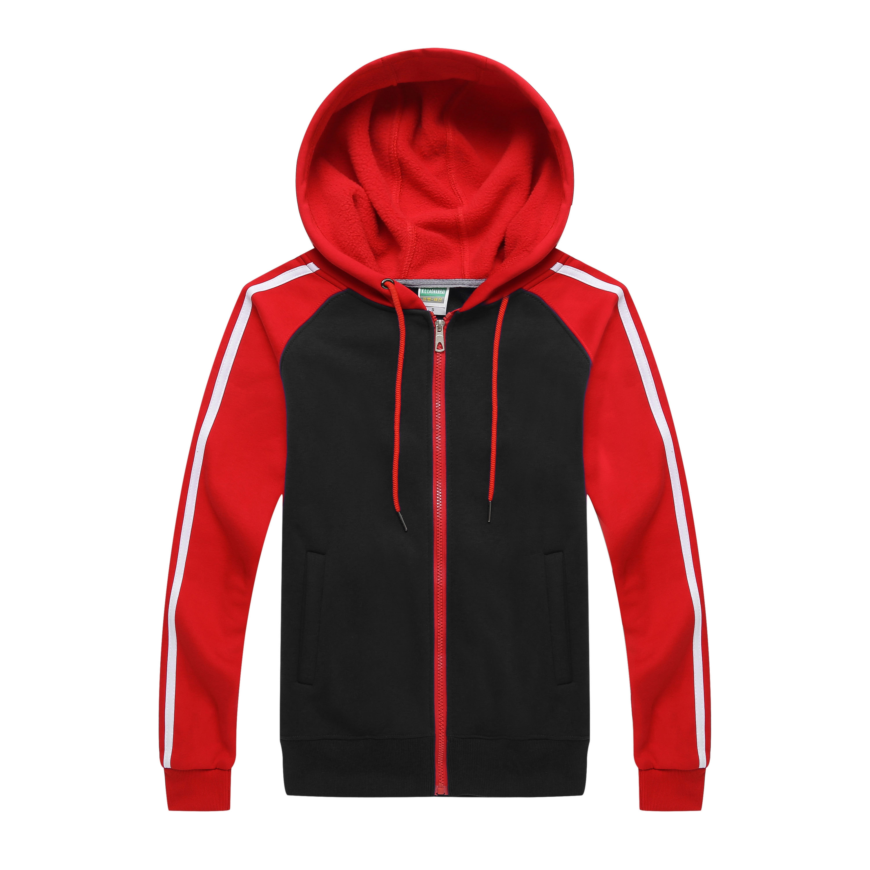 衛(wèi)衣韓國絨插肩袖帽拉衛(wèi)衣