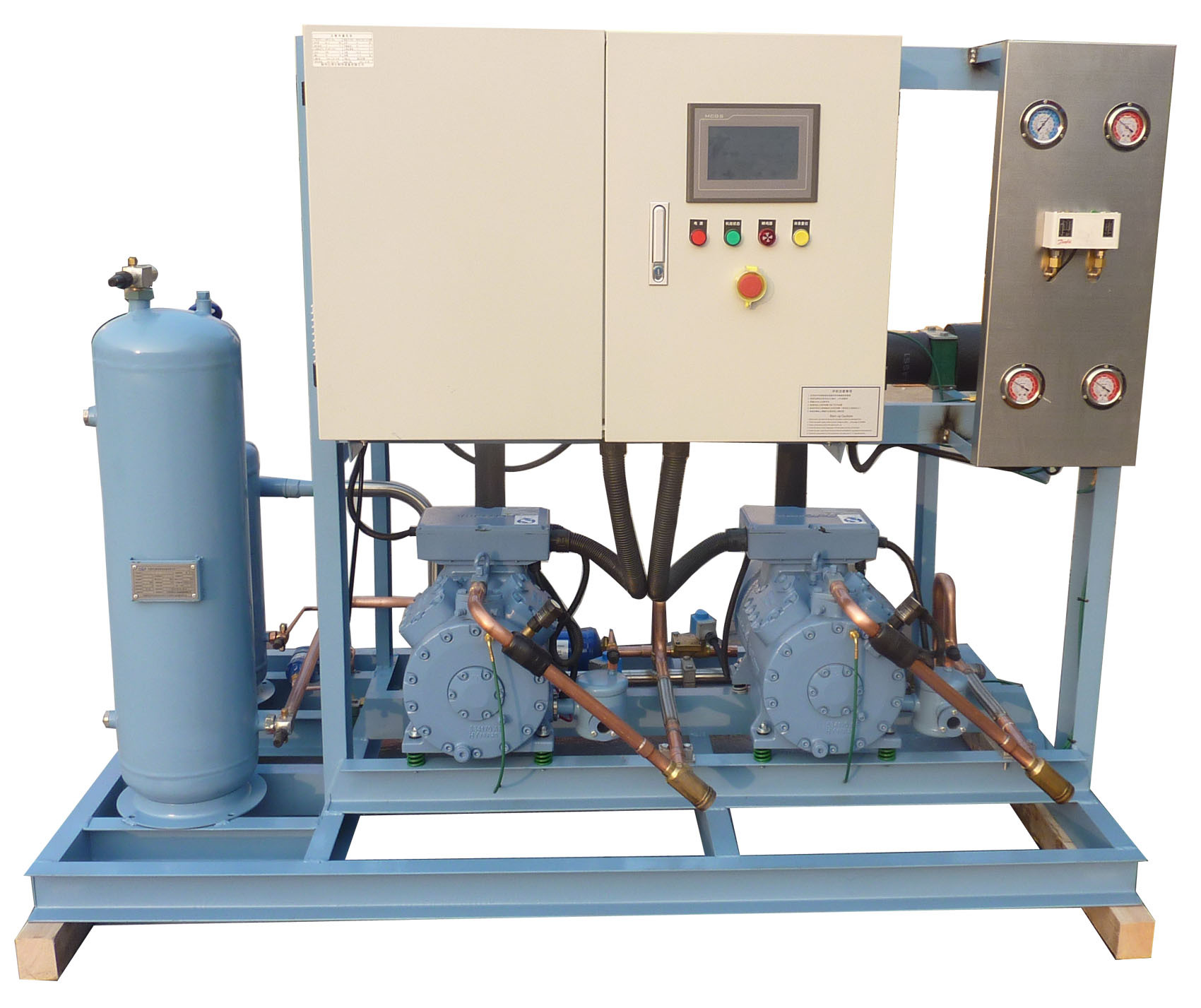 萊富康15HP活塞二并聯(lián) 大功率工業(yè)水果制冷蔬菜冷凍壓縮機(jī)供應(yīng)