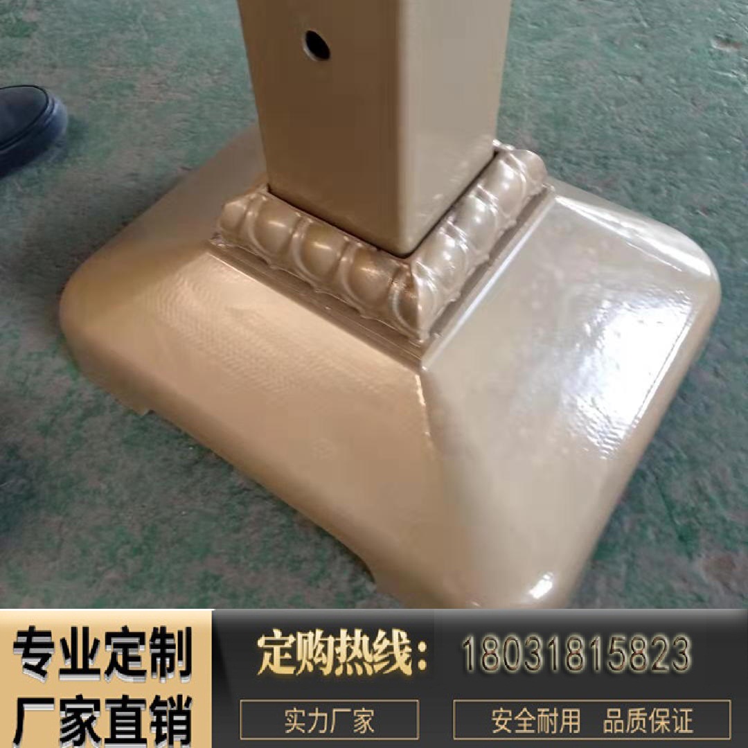 道路護欄生產(chǎn)廠家專業(yè)城市交通道路創(chuàng)意文化護欄定制。天安門古銅色黃金護欄定制，雙拼柱