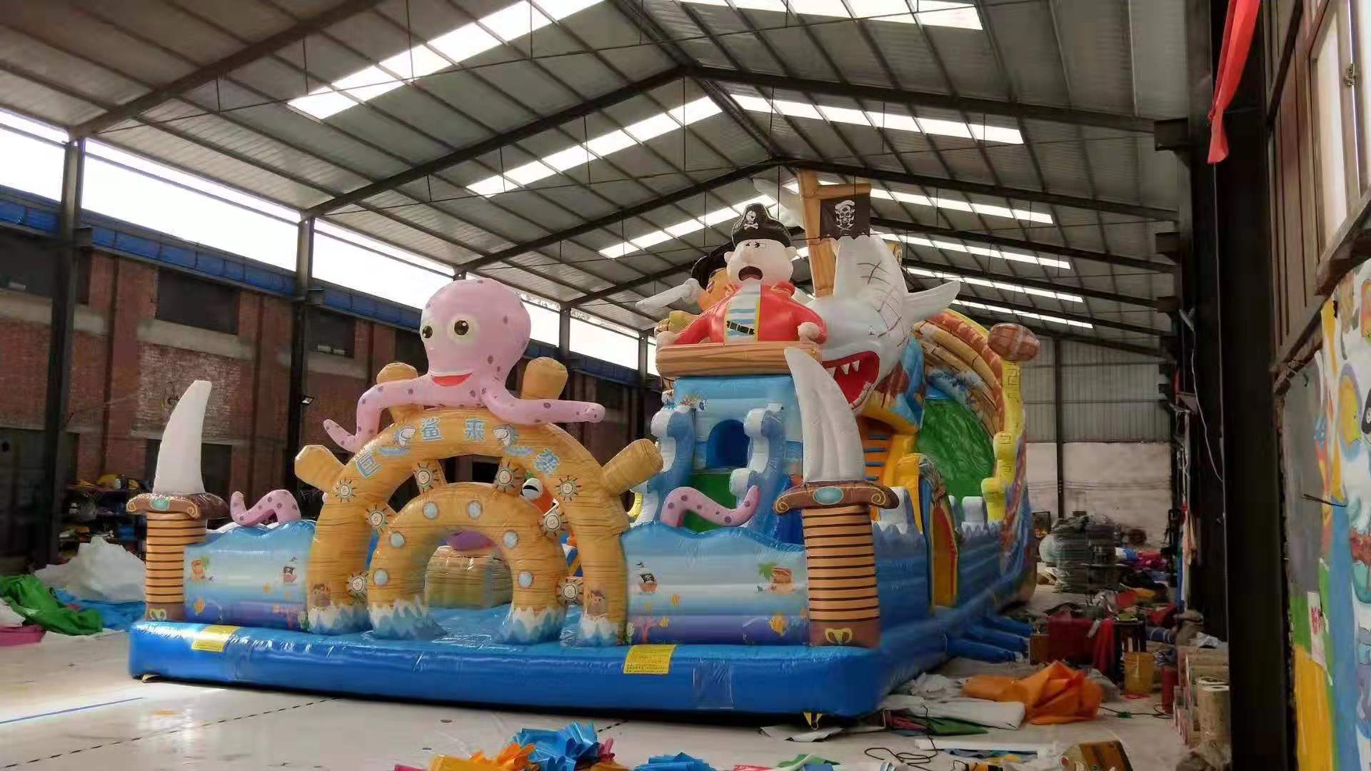 2019新款充氣城堡巨鯊來襲圖片