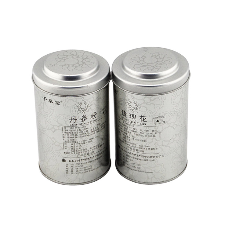 圓形 人參粉鐵罐 廠家直銷 馬口鐵 環(huán)保材質(zhì) 密封性好