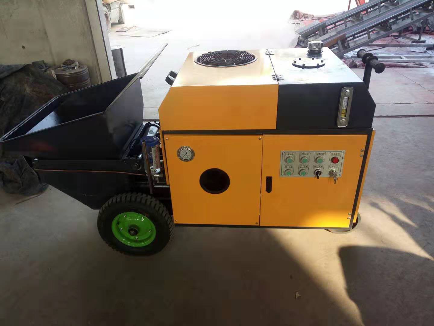 細(xì)石混凝土輸送泵 15千瓦電機(jī)二次構(gòu)造柱澆筑泵  立式二次構(gòu)造澆筑泵價格
