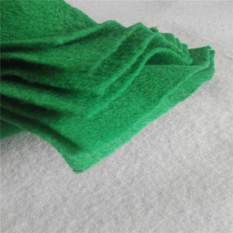 建筑工地防塵覆蓋150克草綠色土工布