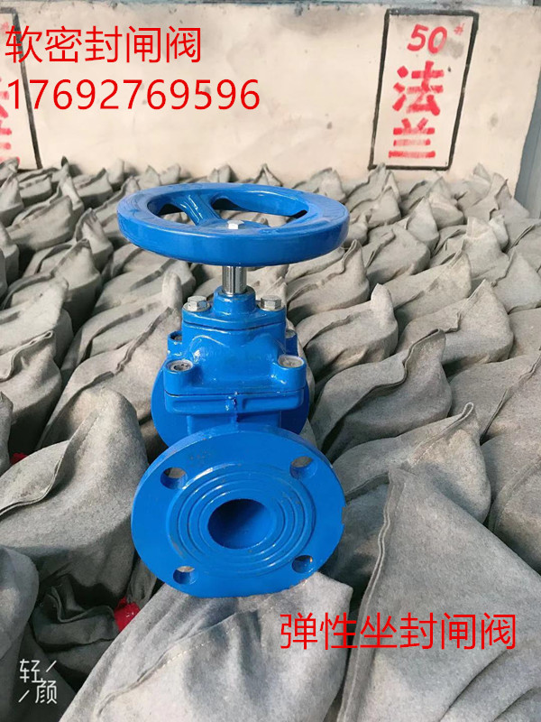 軟密封閘閥法蘭暗桿彈性座封自來水