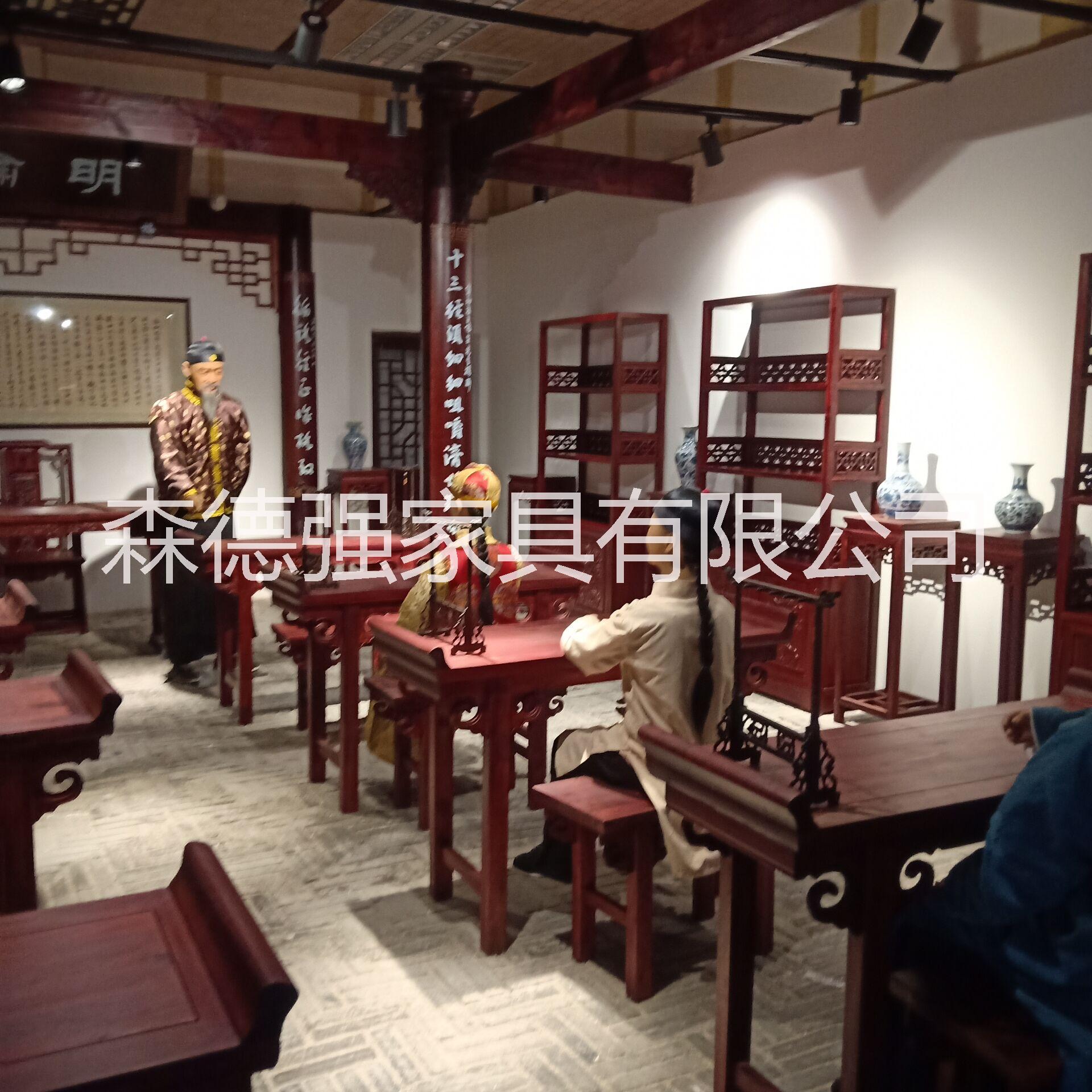 成都紅木中式酒店古典家具定制，新中式古典家具定制