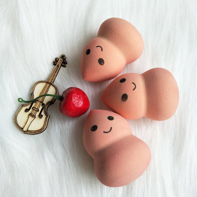 葫蘆印刷粉撲  粉撲葫蘆