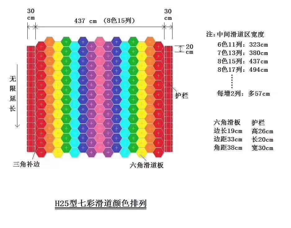 大型旱雪滑道制作公司七彩旱雪滑道出租出售