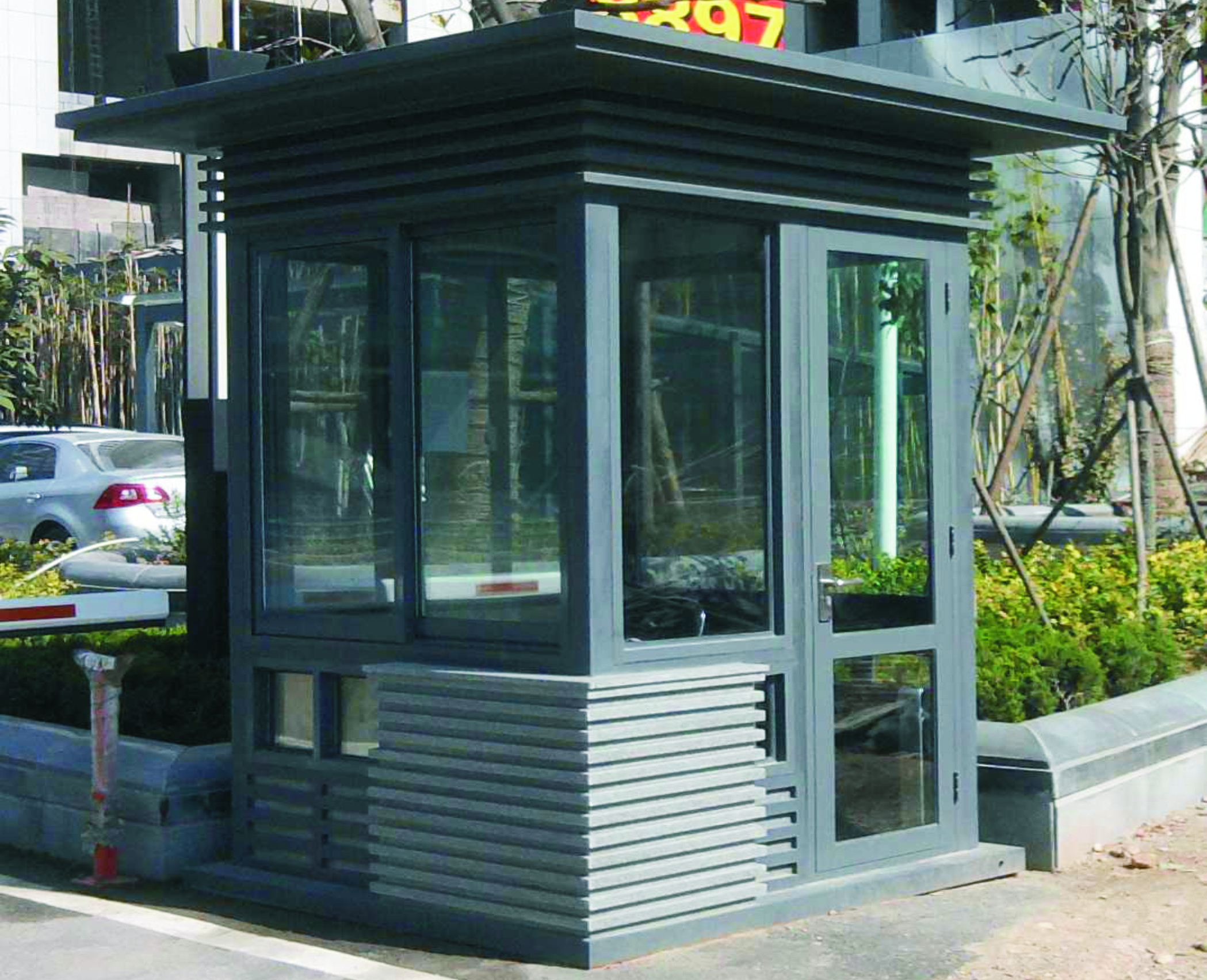 西安誠(chéng)創(chuàng)崗?fù)S家/小區(qū)不銹鋼值班房