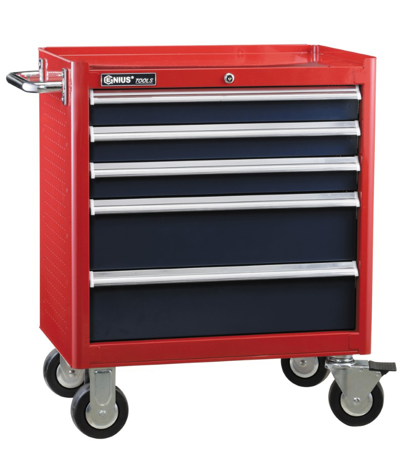 Genius加拿大天賦工具5抽屜滾珠導(dǎo)軌工具車(chē)TS-465