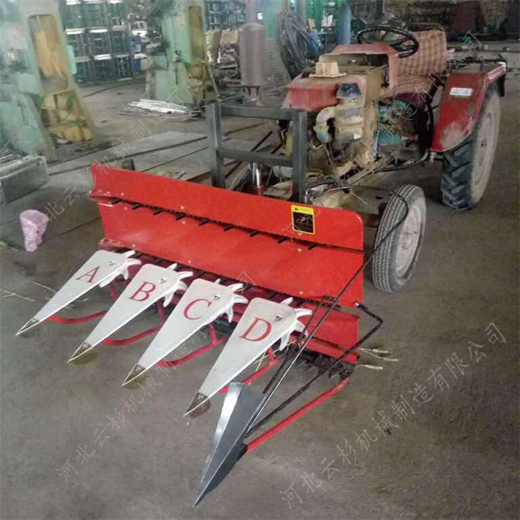 小麥玉米割曬機(jī)拖拉機(jī)帶辣椒收割機(jī)