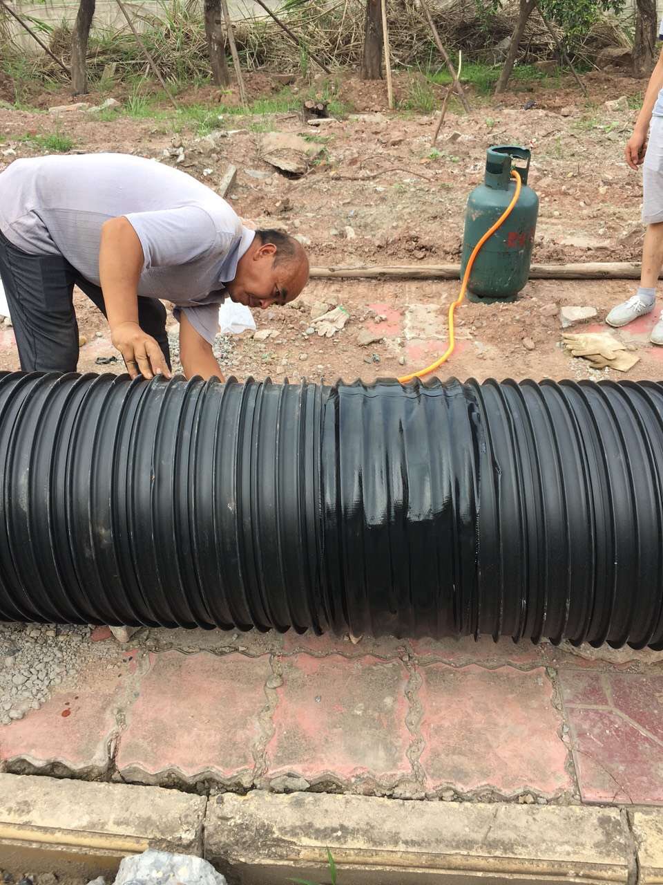 塑料排水管*熱縮套 熱收縮套 檢查井熱縮帶