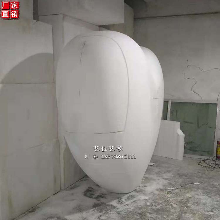 抽象不銹鋼鏤空愛心燈光互動(dòng)裝置鐵藝園林景觀建筑戶外不銹鋼雕塑