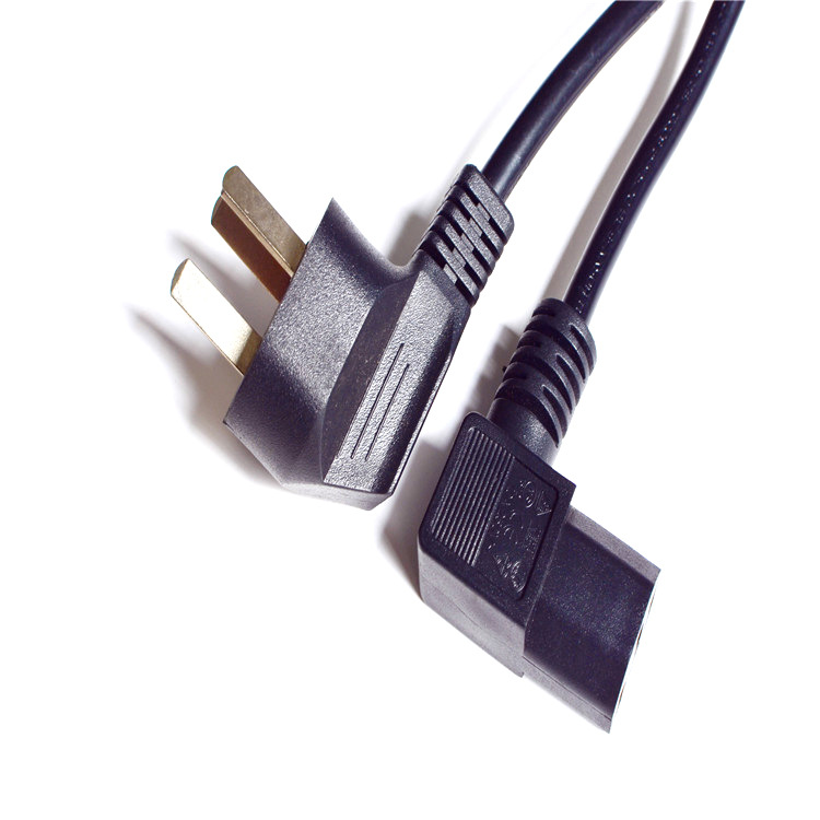 *三插彎頭品字尾電源線 設(shè)備彎頭品字尾連接線 電腦打印機(jī)電源線