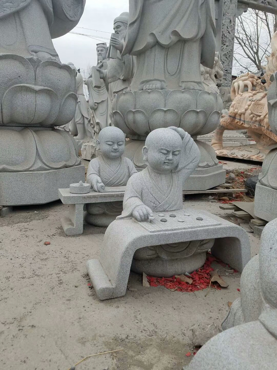 廠家直銷人物雕刻 各種類型  觀音  牌坊